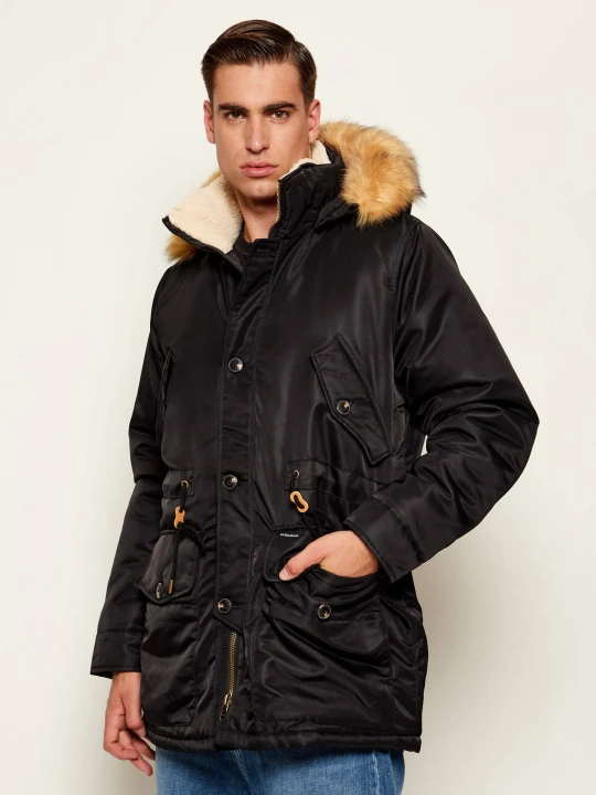 Zdjęcie produktu Guess Jeans Parka | Regular Fit czarny