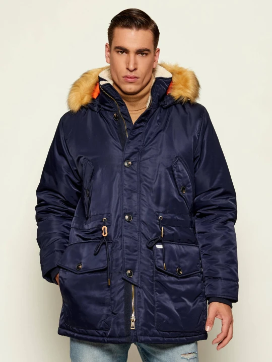 Zdjęcie produktu Guess Jeans Parka | Regular Fit granatowy