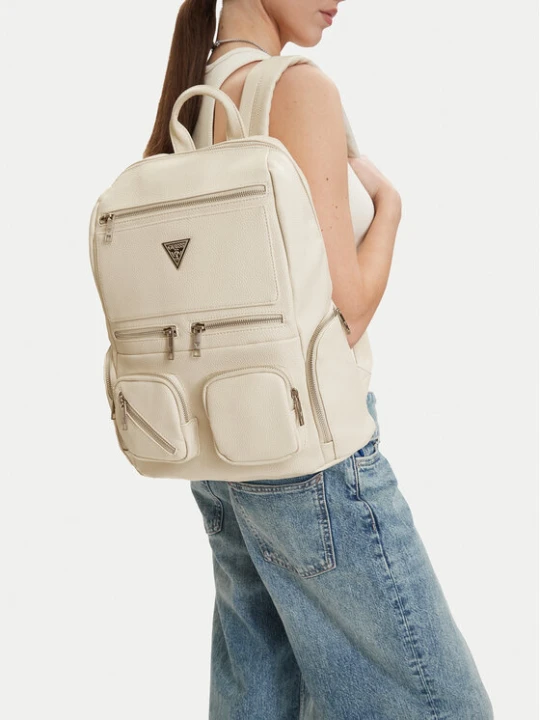 Zdjęcie produktu Guess Jeans Plecak CWBEO-GUESS-B-006-09 Écru Kremowy
