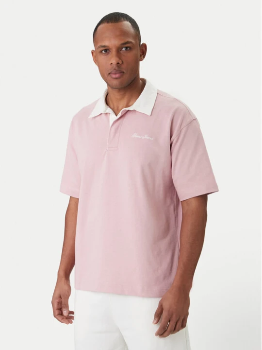 Zdjęcie produktu Guess Jeans Polo M6GP13 KCYM1 Różowy Oversize