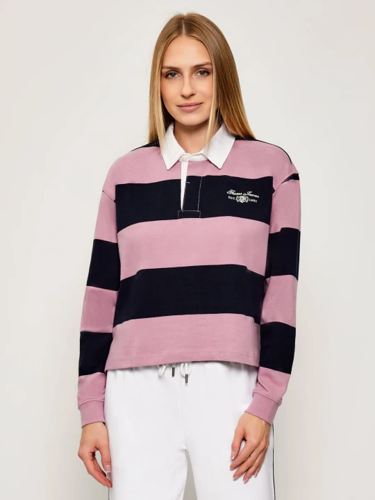 Zdjęcie produktu Guess Jeans Polo RUGBY | Loose fit różowy