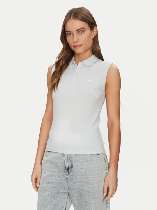 Zdjęcie produktu Guess Jeans Polo W5GP24 KCYR1 Niebieski Regular Fit