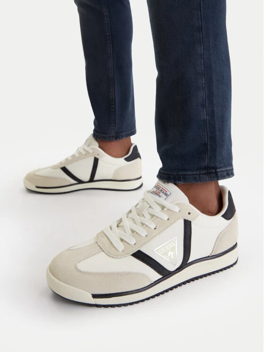 Zdjęcie produktu Guess Jeans Sneakersy EO-DELAND-03 WE Écru Kremowy