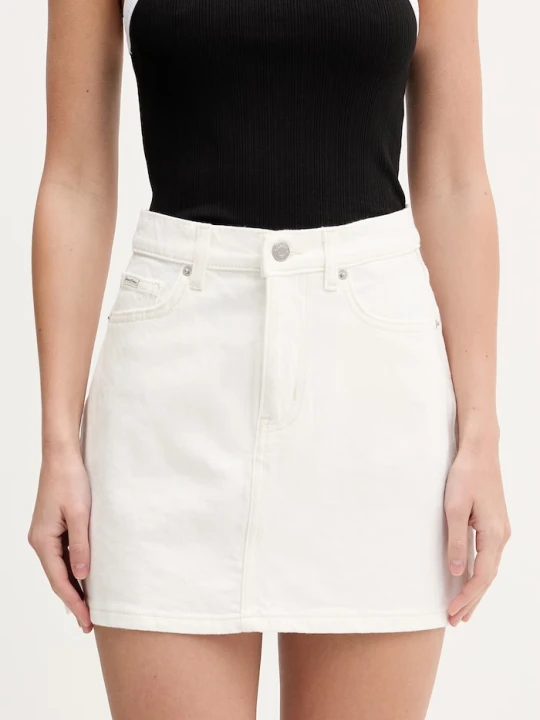 Zdjęcie produktu Guess Jeans spódnica jeansowa biały
