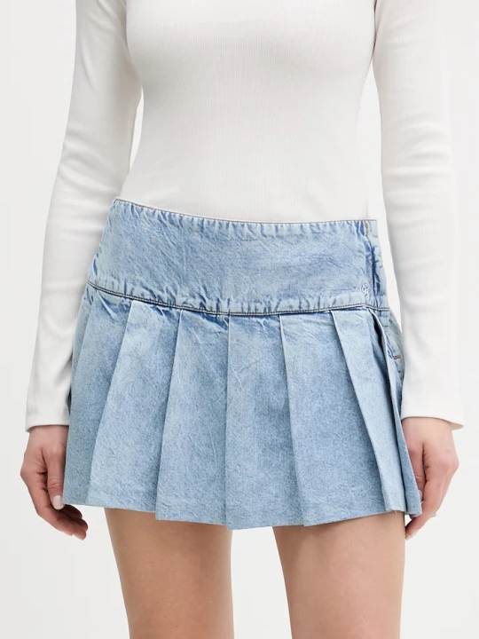 Zdjęcie produktu Guess Jeans spódnica jeansowa niebieski