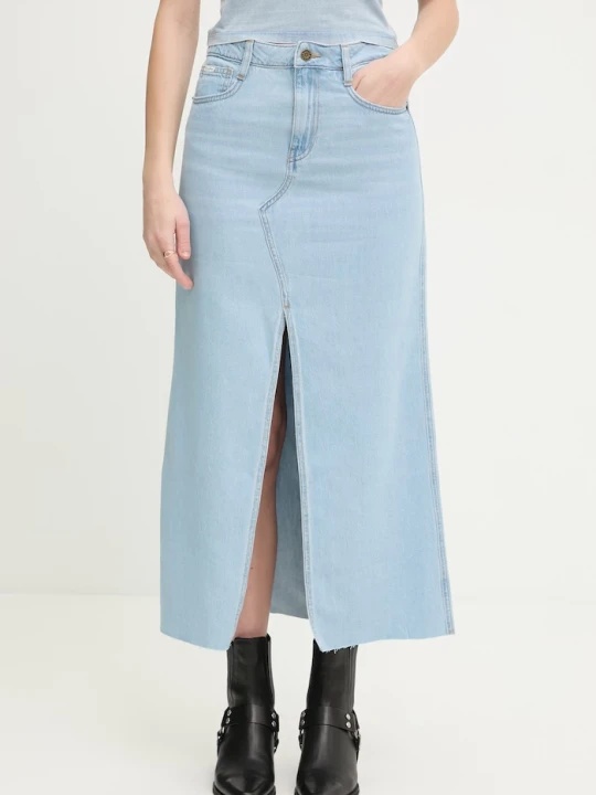 Zdjęcie produktu Guess Jeans spódnica jeansowa niebieski