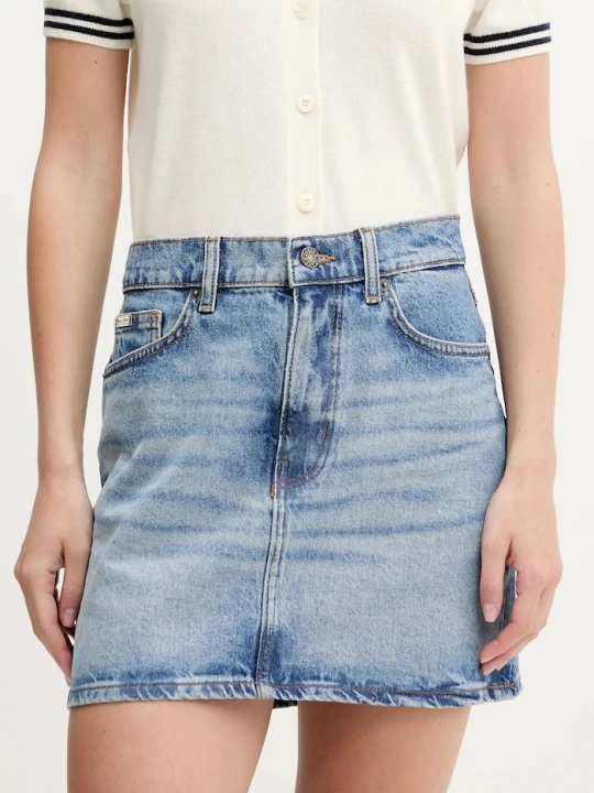 Zdjęcie produktu Guess Jeans spódnica jeansowa niebieski