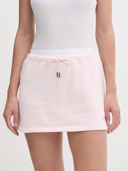 Zdjęcie produktu Guess Jeans spódnicospodnie damskie bawełniane różowy