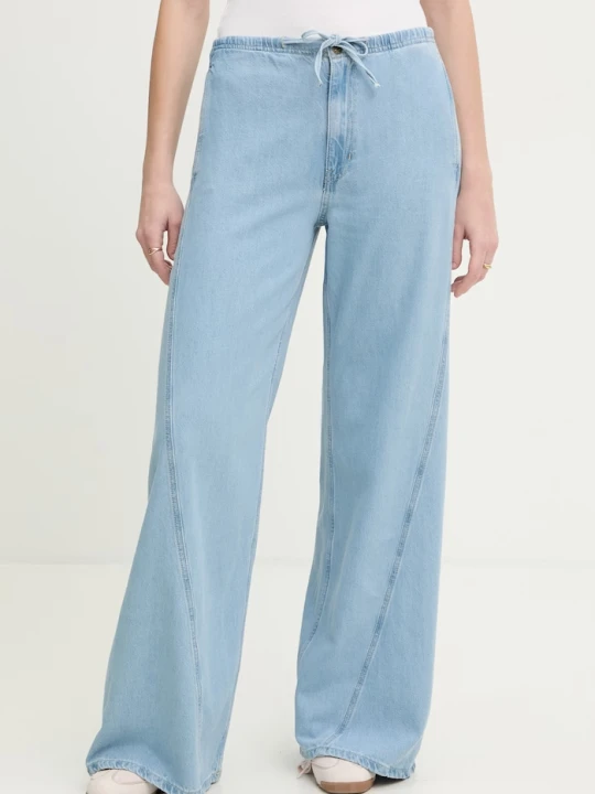 Zdjęcie produktu Guess Jeans spodnie damskie niebieski