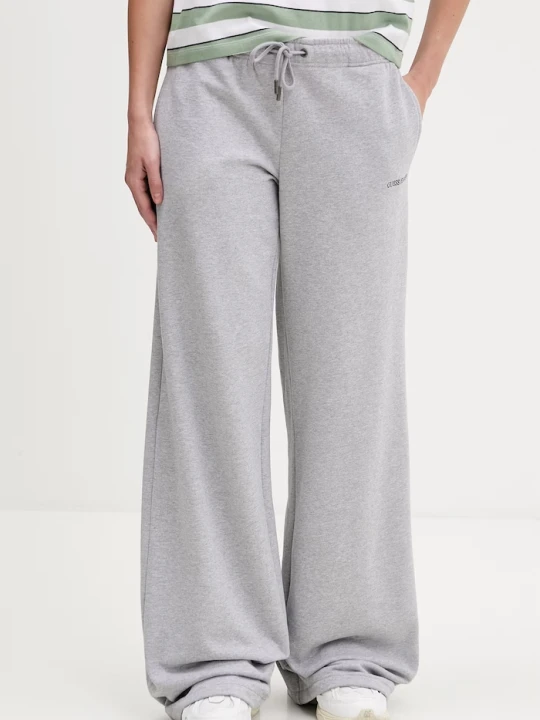 Zdjęcie produktu Guess Jeans spodnie dresowe bawełniane szary