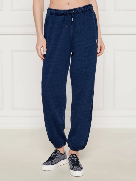 Zdjęcie produktu Guess Jeans Spodnie dresowe | Regular Fit granatowy