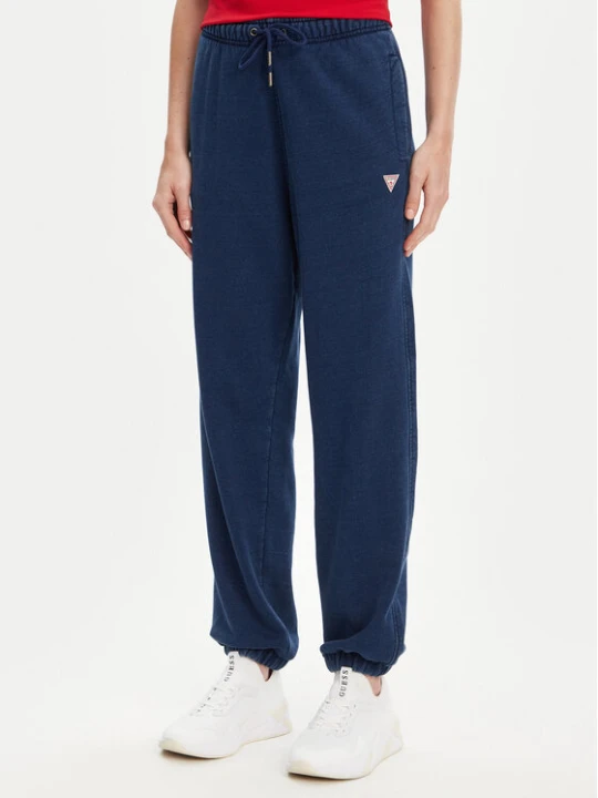 Zdjęcie produktu Guess Jeans Spodnie dresowe W5YB65 KCXQ1 Granatowy Regular Fit
