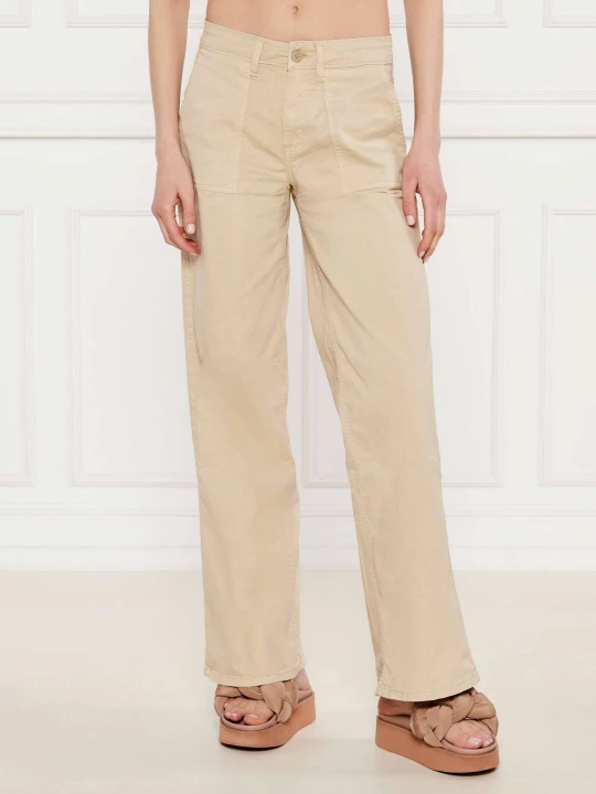 Zdjęcie produktu Guess Jeans Spodnie UTILITY | Loose fit beżowy