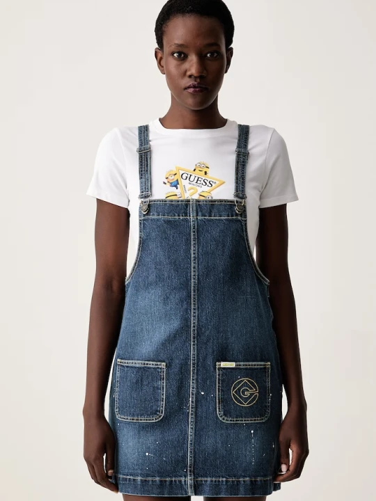 Zdjęcie produktu Guess Jeans sukienka jeansowa niebieski