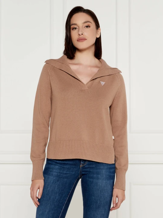Zdjęcie produktu Guess Jeans Sweter | Regular Fit żółty