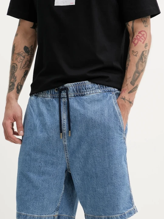 Zdjęcie produktu Guess Jeans szorty jeansowe niebieski