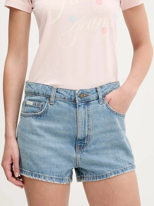 Zdjęcie produktu Guess Jeans szorty jeansowe niebieski