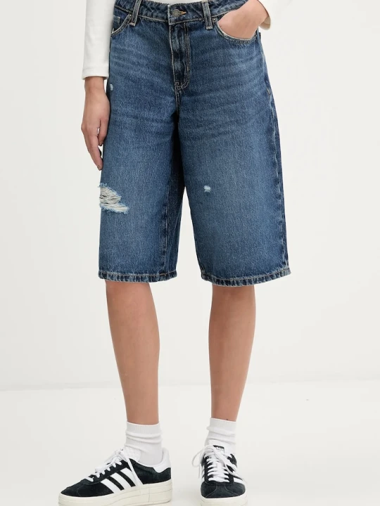Zdjęcie produktu Guess Jeans szorty jeansowe niebieski