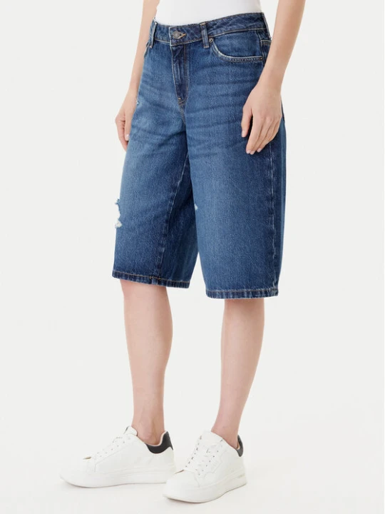 Zdjęcie produktu Guess Jeans Szorty jeansowe W5YD1D D5R22 Niebieski Regular Fit