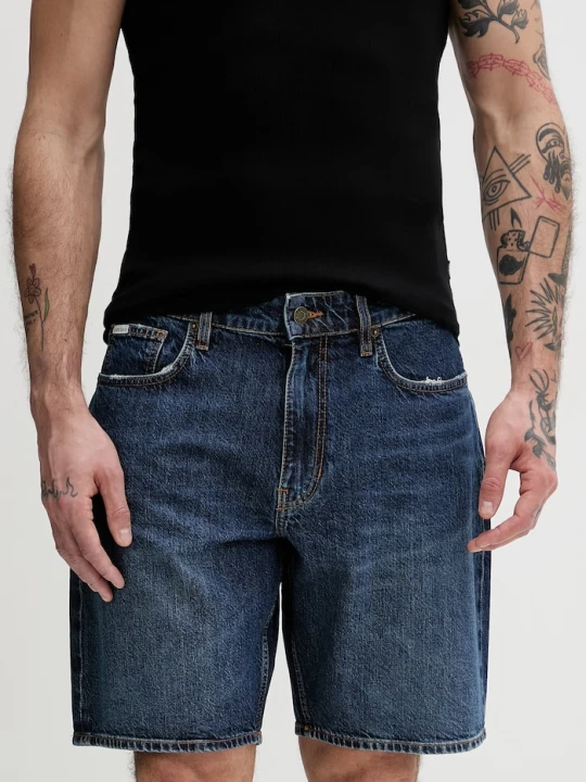Zdjęcie produktu Guess Jeans szorty męskie jeansowe granatowy