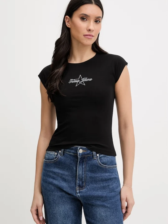 Zdjęcie produktu Guess Jeans t-shirt czarny