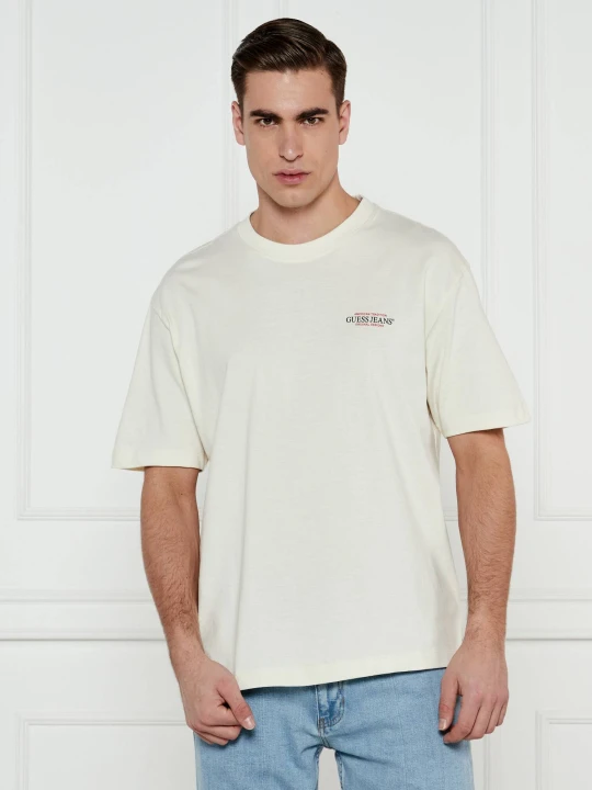 Zdjęcie produktu Guess Jeans T-shirt AMERICAN | Oversize fit ecru