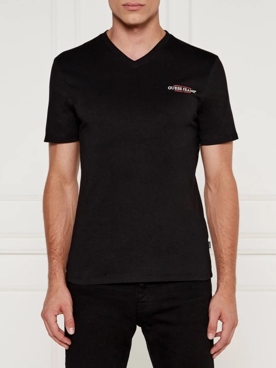 Zdjęcie produktu Guess Jeans T-shirt AMERICAN | Slim Fit czarny