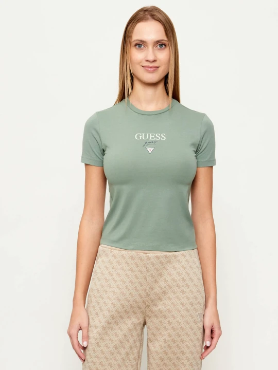 Zdjęcie produktu Guess Jeans T-shirt BABY BAKER | Slim Fit zielony