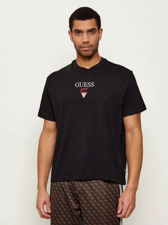 Zdjęcie produktu Guess Jeans T-shirt BAKER | Oversize fit czarny