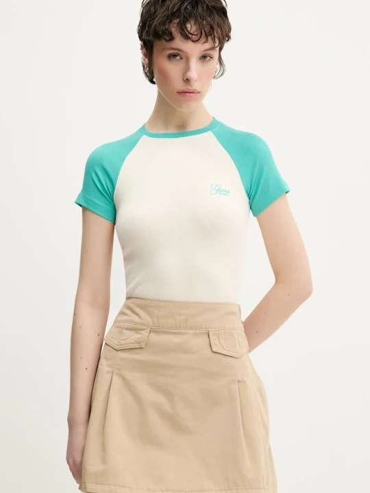 Zdjęcie produktu Guess Jeans t-shirt beżowy
