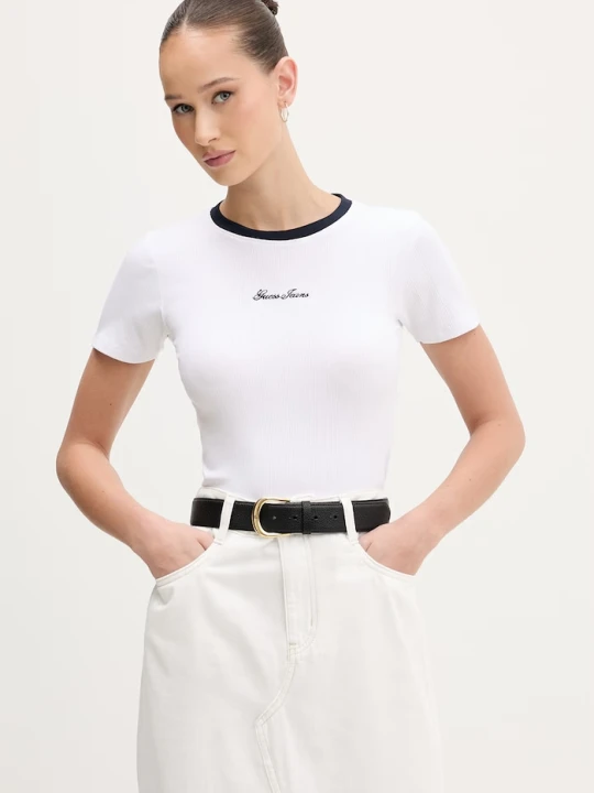 Zdjęcie produktu Guess Jeans t-shirt damski biały