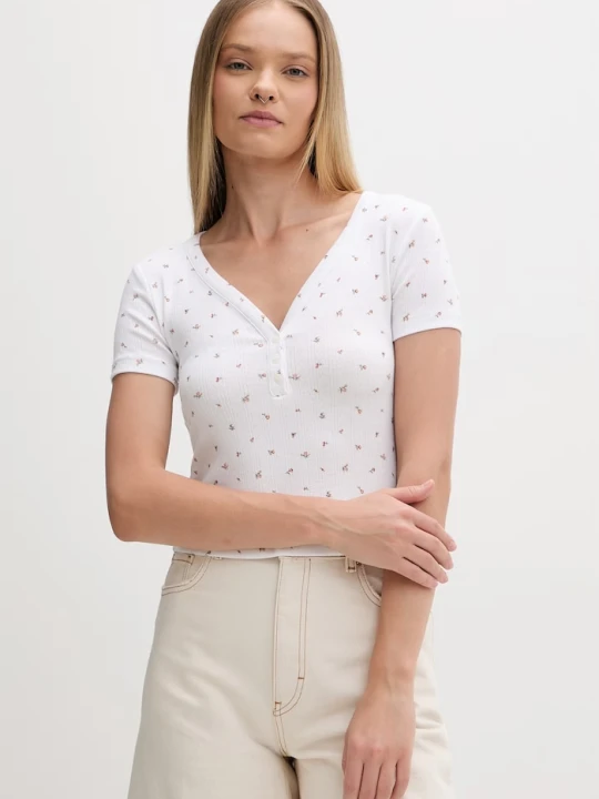 Zdjęcie produktu Guess Jeans T-shirt damski biały