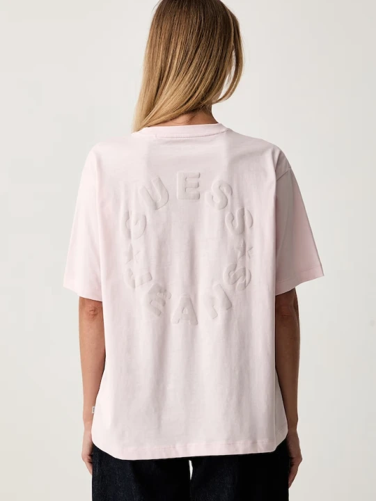Zdjęcie produktu Guess Jeans T-shirt damski bawełniany różowy