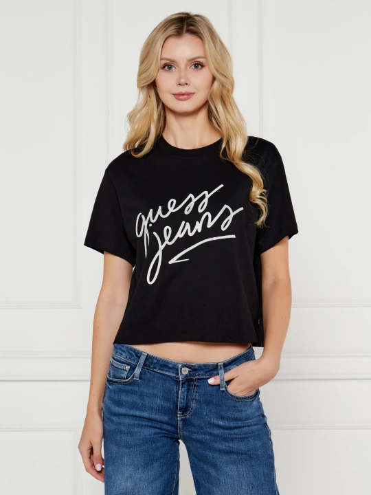 Zdjęcie produktu Guess Jeans T-shirt | Loose fit czarny