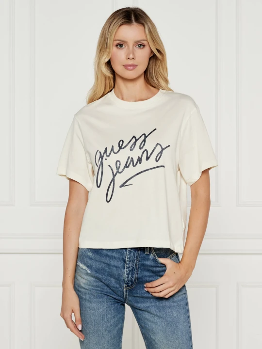 Zdjęcie produktu Guess Jeans T-shirt | Loose fit biały