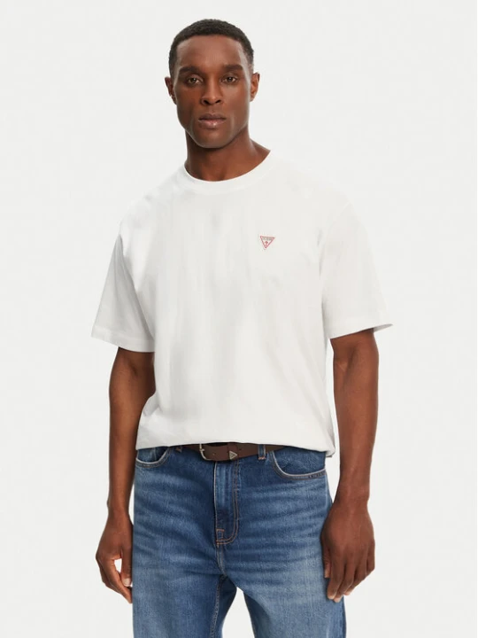 Zdjęcie produktu Guess Jeans T-Shirt M4YI46 K8FQ4 Biały Regular Fit