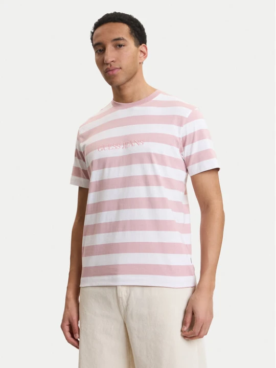 Zdjęcie produktu Guess Jeans T-Shirt M4YI84 K9XF1 Różowy Regular Fit
