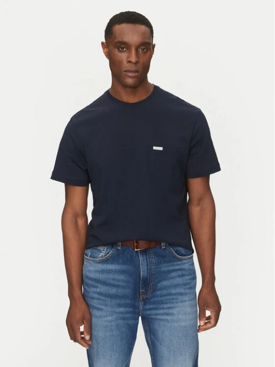 Zdjęcie produktu Guess Jeans T-Shirt M5RI74 K8FQ4 Granatowy Regular Fit