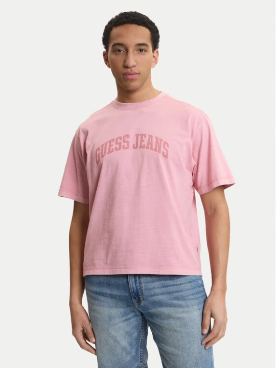 Zdjęcie produktu Guess Jeans T-Shirt M6GIB6 K8FQ4 Różowy Regular Fit