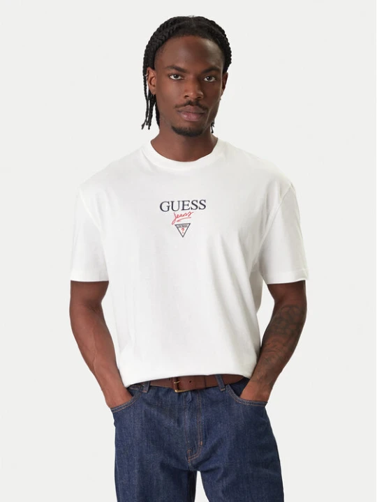 Zdjęcie produktu Guess Jeans T-Shirt M6RI45 K8HM0 Biały Oversize