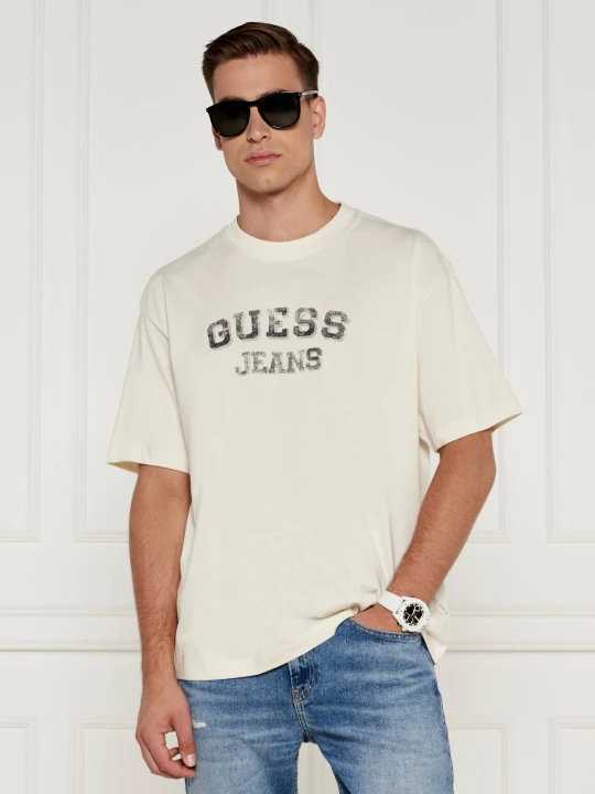 Zdjęcie produktu Guess Jeans T-shirt | Oversize fit biały