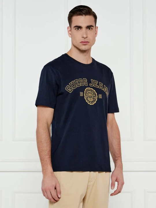 Zdjęcie produktu Guess Jeans T-shirt | Regular Fit granatowy