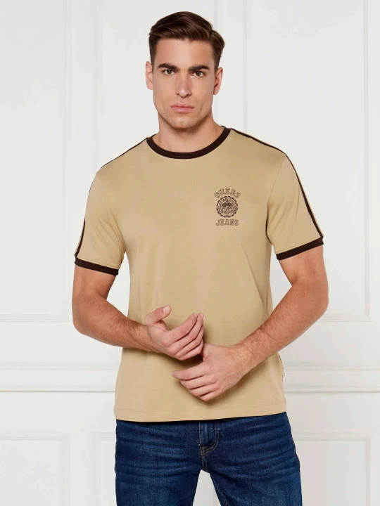 Zdjęcie produktu Guess Jeans T-shirt | Regular Fit beżowy