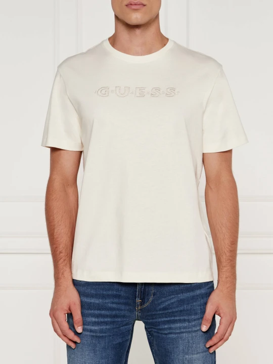 Zdjęcie produktu Guess Jeans T-shirt | Regular Fit ecru