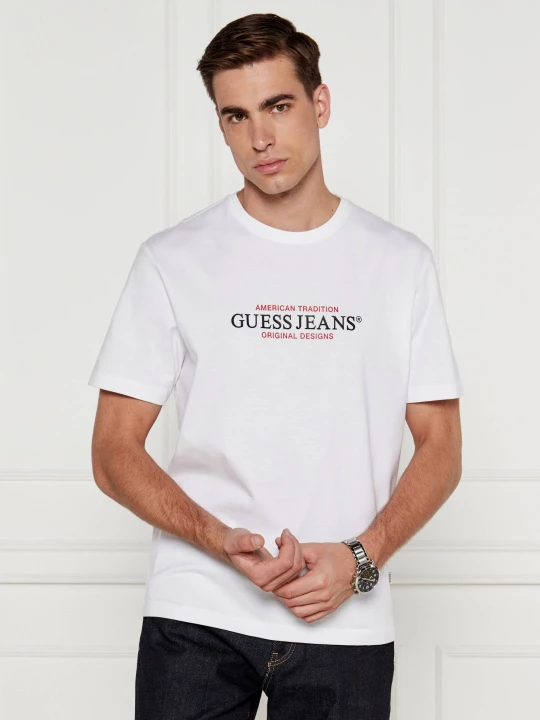 Zdjęcie produktu Guess Jeans T-shirt | Regular Fit biały