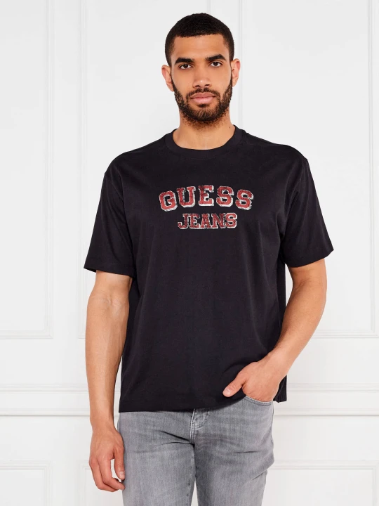 Zdjęcie produktu Guess Jeans T-shirt | Regular Fit czarny