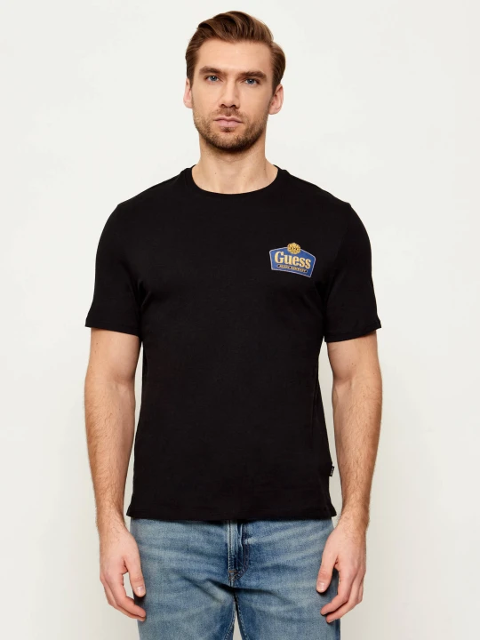 Zdjęcie produktu Guess Jeans T-shirt ROYAL | Slim Fit czarny