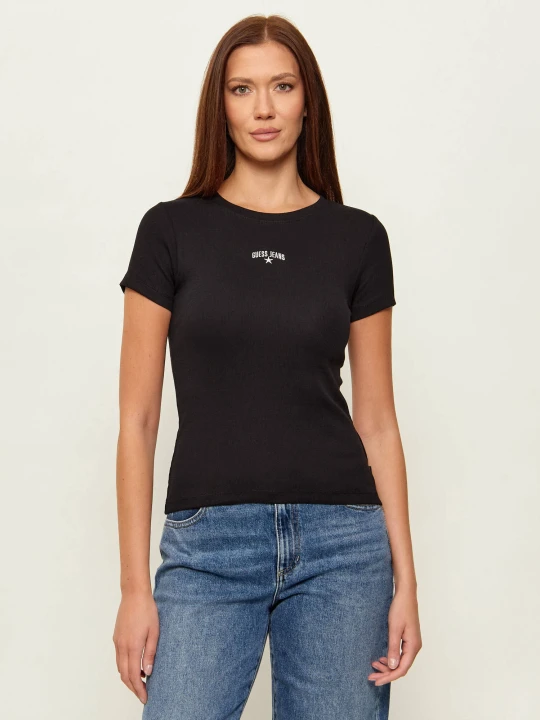 Zdjęcie produktu Guess Jeans T-shirt | Slim Fit czarny