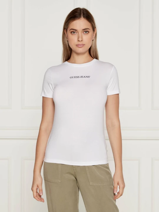 Zdjęcie produktu Guess Jeans T-shirt | Slim Fit biały