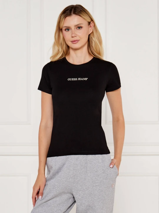 Zdjęcie produktu Guess Jeans T-shirt | Slim Fit czarny